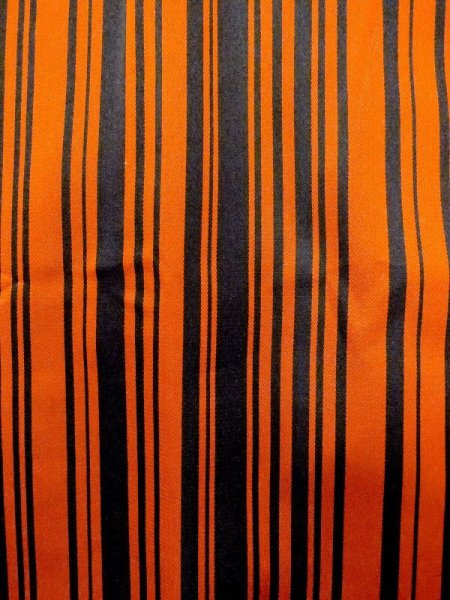 画像5: N0321X  女性用 雨コート  化繊  光沢のある 橙色, 縞 【中古】 【USED】 【リサイクル】 ★★★☆☆ (5)