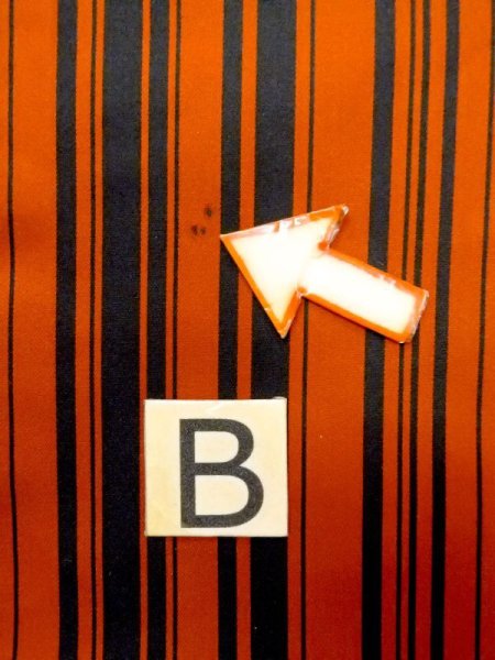 画像15: N0321X  女性用 雨コート  化繊  光沢のある 橙色, 縞 【中古】 【USED】 【リサイクル】 ★★★☆☆ (15)