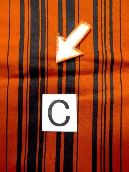 画像16: N0321X  女性用 雨コート  化繊  光沢のある 橙色, 縞 【中古】 【USED】 【リサイクル】 ★★★☆☆ (16)