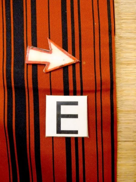 画像18: N0321X  女性用 雨コート  化繊  光沢のある 橙色, 縞 【中古】 【USED】 【リサイクル】 ★★★☆☆ (18)