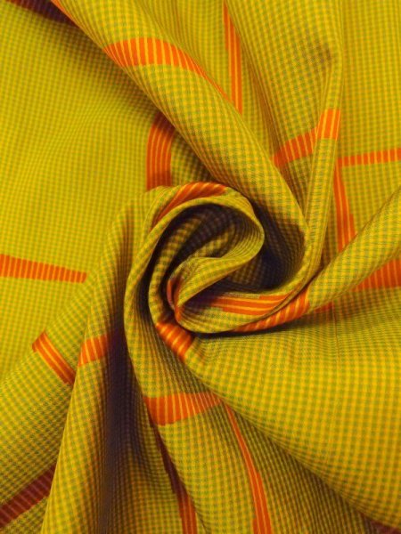 画像12: N0321Y Mint  女性用 雨コート  化繊   黄緑色, 縞 【中古】 【USED】 【リサイクル】 ★★★★☆ (12)