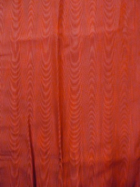 画像4: N0321Z  女性用 道行  化繊  赤み 茶色, 木目 【中古】 【USED】 【リサイクル】 ★★★☆☆ (4)
