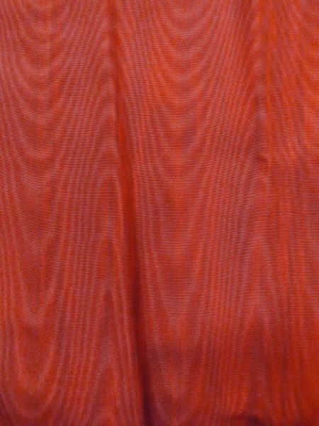 画像6: N0321Z  女性用 道行  化繊  赤み 茶色, 木目 【中古】 【USED】 【リサイクル】 ★★★☆☆ (6)
