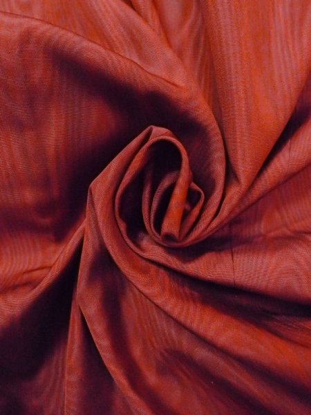 画像12: N0321Z  女性用 道行  化繊  赤み 茶色, 木目 【中古】 【USED】 【リサイクル】 ★★★☆☆ (12)