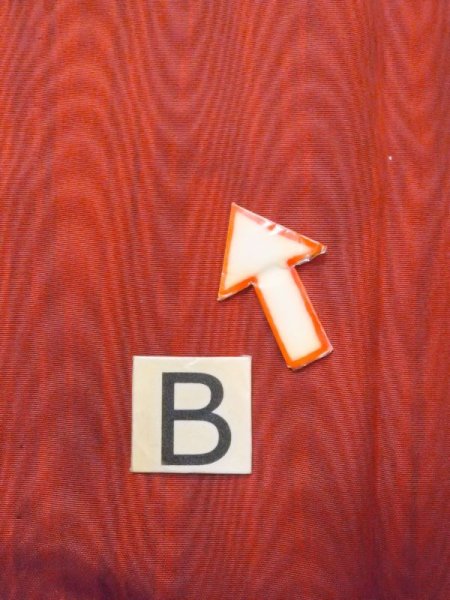 画像15: N0321Z  女性用 道行  化繊  赤み 茶色, 木目 【中古】 【USED】 【リサイクル】 ★★★☆☆ (15)