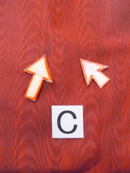 画像16: N0321Z  女性用 道行  化繊  赤み 茶色, 木目 【中古】 【USED】 【リサイクル】 ★★★☆☆ (16)