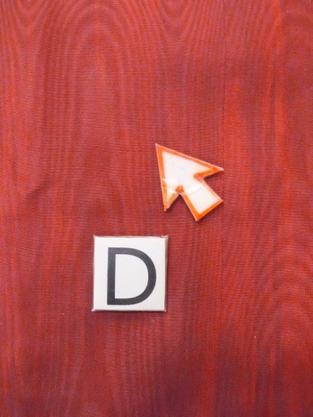 画像17: N0321Z  女性用 道行  化繊  赤み 茶色, 木目 【中古】 【USED】 【リサイクル】 ★★★☆☆ (17)