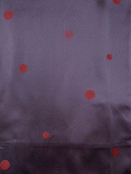 画像3: N0322A  女性用 道行  シルク（正絹）  灰色がかった 紫色, 丸 【中古】 【USED】 【リサイクル】 ★★★☆☆ (3)