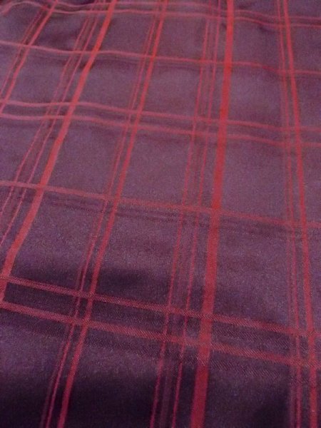 画像8: N0322B Mint  女性用 雨コート  化繊   紫色, チェック柄 【中古】 【USED】 【リサイクル】 ★★★★☆ (8)