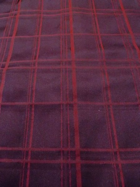 画像9: N0322B Mint  女性用 雨コート  化繊   紫色, チェック柄 【中古】 【USED】 【リサイクル】 ★★★★☆ (9)