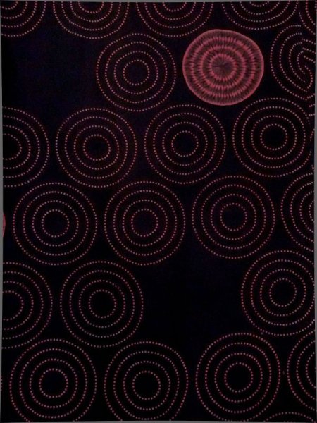 画像3: N0329A  女性用 道行  シルク(正絹)   黒, 小さな点々 【中古】 【USED】 【リサイクル】 ★★★☆☆ (3)