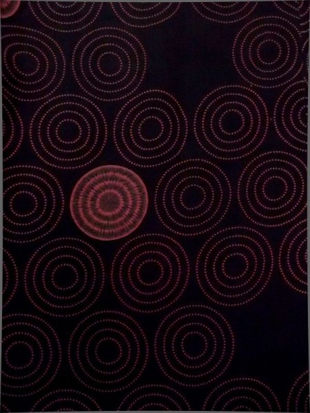 画像4: N0329A  女性用 道行  シルク(正絹)   黒, 小さな点々 【中古】 【USED】 【リサイクル】 ★★★☆☆ (4)