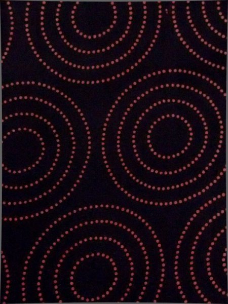 画像6: N0329A  女性用 道行  シルク(正絹)   黒, 小さな点々 【中古】 【USED】 【リサイクル】 ★★★☆☆ (6)