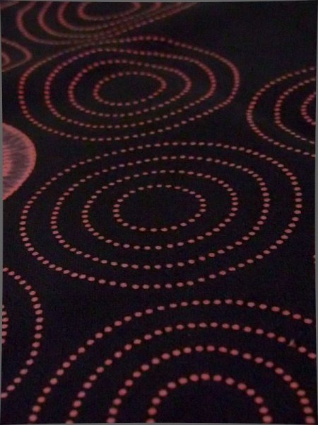 画像7: N0329A  女性用 道行  シルク(正絹)   黒, 小さな点々 【中古】 【USED】 【リサイクル】 ★★★☆☆ (7)