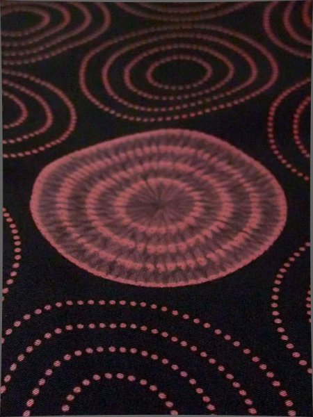 画像8: N0329A  女性用 道行  シルク(正絹)   黒, 小さな点々 【中古】 【USED】 【リサイクル】 ★★★☆☆ (8)