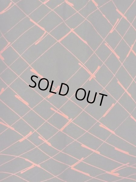 画像3: N0329C  女性用 道行  化繊   黒, 線 【中古】 【USED】 【リサイクル】 ★★★☆☆ (3)