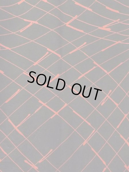 画像4: N0329C  女性用 道行  化繊   黒, 線 【中古】 【USED】 【リサイクル】 ★★★☆☆ (4)