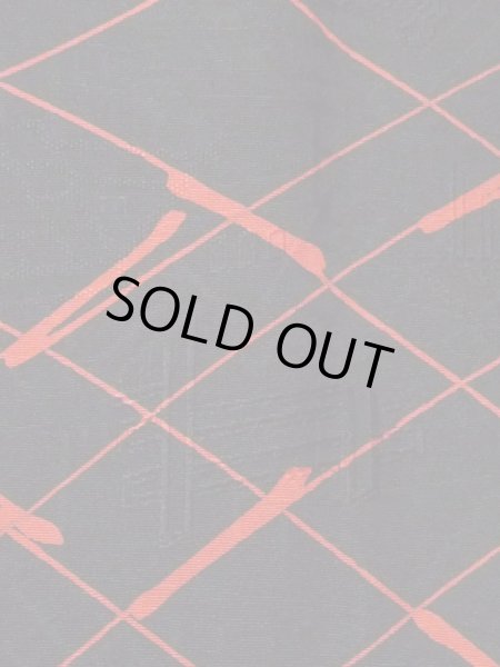 画像5: N0329C  女性用 道行  化繊   黒, 線 【中古】 【USED】 【リサイクル】 ★★★☆☆ (5)