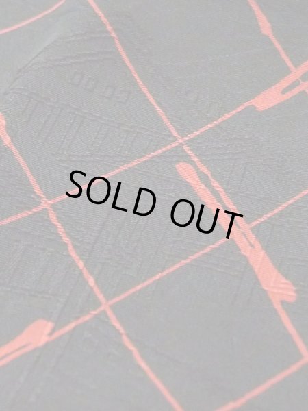 画像8: N0329C  女性用 道行  化繊   黒, 線 【中古】 【USED】 【リサイクル】 ★★★☆☆ (8)