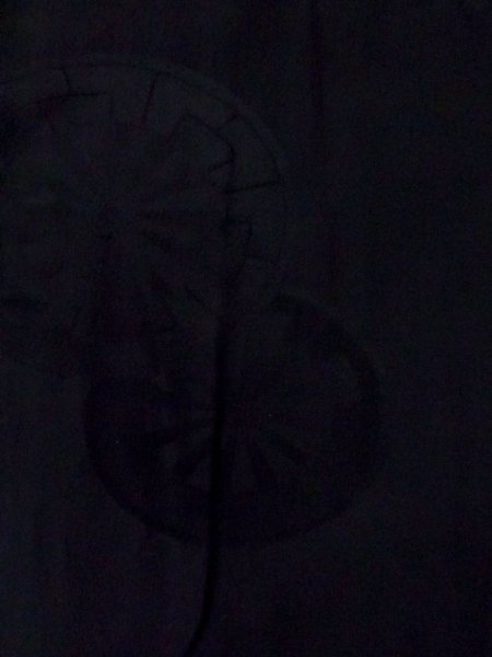 画像4: N0329F  女性用 道行  シルク(正絹)   黒,  【中古】 【USED】 【リサイクル】 ★☆☆☆☆ (4)