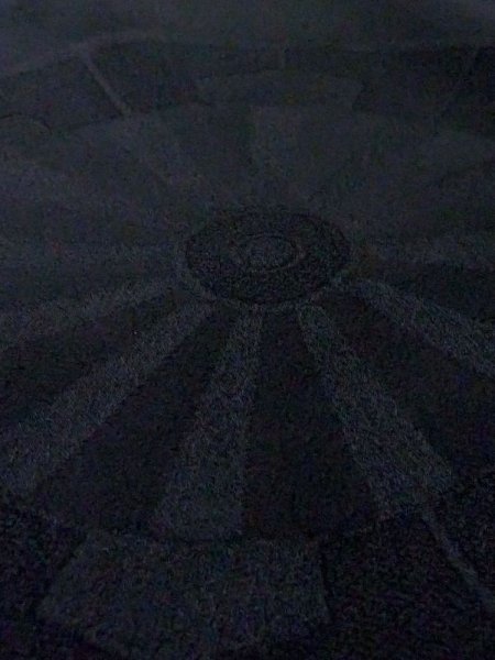 画像7: N0329F  女性用 道行  シルク(正絹)   黒,  【中古】 【USED】 【リサイクル】 ★☆☆☆☆ (7)