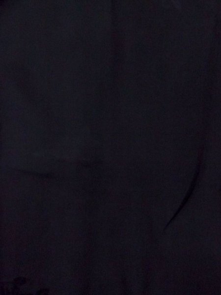 画像3: N0329G  女性用 道行  シルク(正絹)   黒,  【中古】 【USED】 【リサイクル】 ★★☆☆☆ (3)