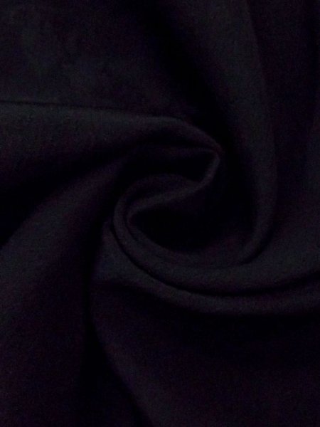 画像9: N0329G  女性用 道行  シルク(正絹)   黒,  【中古】 【USED】 【リサイクル】 ★★☆☆☆ (9)