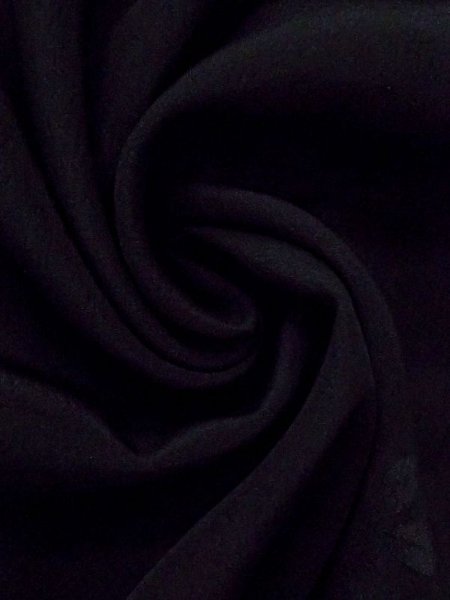 画像10: N0329G  女性用 道行  シルク(正絹)   黒,  【中古】 【USED】 【リサイクル】 ★★☆☆☆ (10)