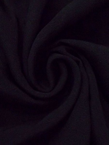 画像10: N0329K  女性用 道行  シルク(正絹)   黒,  【中古】 【USED】 【リサイクル】 ★★☆☆☆ (10)