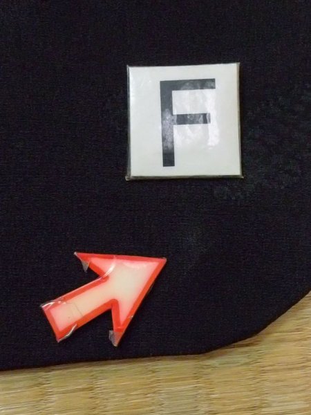 画像17: N0329L  女性用 道行  シルク(正絹)   黒,  【中古】 【USED】 【リサイクル】 ★☆☆☆☆ (17)