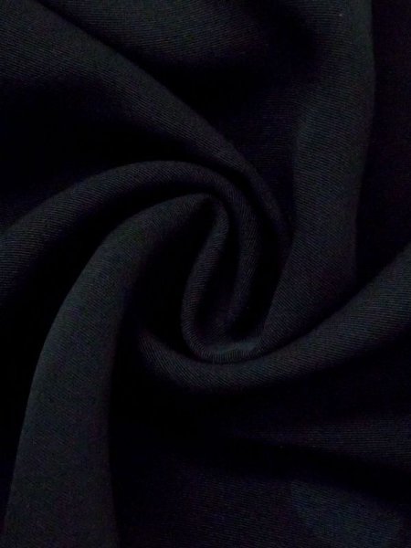 画像9: N0329M  女性用 道行  シルク(正絹)  深い 紺, 丸 【中古】 【USED】 【リサイクル】 ★☆☆☆☆ (9)