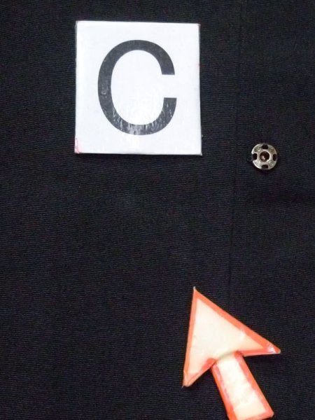 画像14: N0329M  女性用 道行  シルク(正絹)  深い 紺, 丸 【中古】 【USED】 【リサイクル】 ★☆☆☆☆ (14)