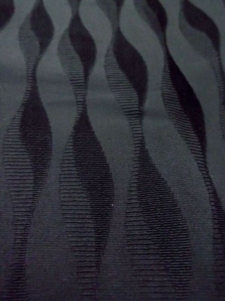 画像9: N0329P Mint  女性用 道行  シルク(正絹)   黒,  【中古】 【USED】 【リサイクル】 ★★★★☆ (9)