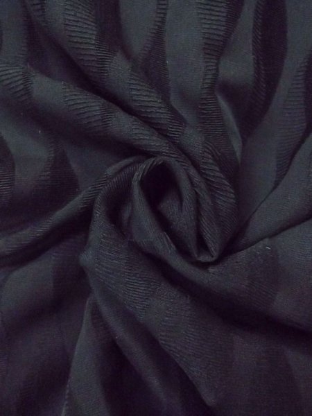 画像12: N0329P Mint  女性用 道行  シルク(正絹)   黒,  【中古】 【USED】 【リサイクル】 ★★★★☆ (12)