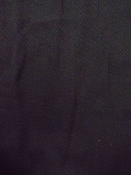 画像4: N0329R  女性用 道行  シルク(正絹)   黒,  【中古】 【USED】 【リサイクル】 ★★★☆☆ (4)