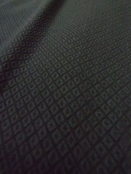 画像7: N0329R  女性用 道行  シルク(正絹)   黒,  【中古】 【USED】 【リサイクル】 ★★★☆☆ (7)