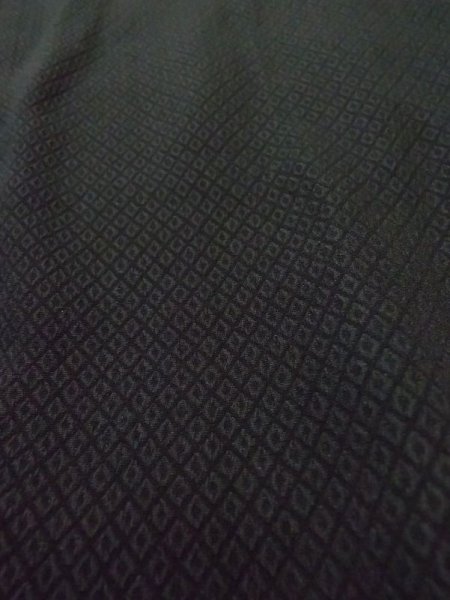 画像8: N0329R  女性用 道行  シルク(正絹)   黒,  【中古】 【USED】 【リサイクル】 ★★★☆☆ (8)