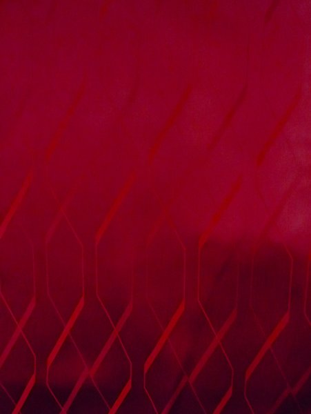 画像3: N0329U  女性用 雨コート  化繊   赤色, 抽象的模様 【中古】 【USED】 【リサイクル】 ★☆☆☆☆ (3)