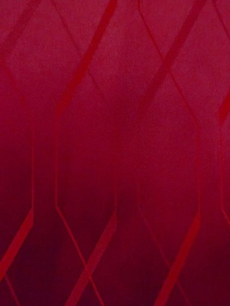 画像5: N0329U  女性用 雨コート  化繊   赤色, 抽象的模様 【中古】 【USED】 【リサイクル】 ★☆☆☆☆ (5)