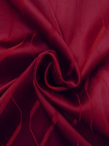 画像10: N0329U  女性用 雨コート  化繊   赤色, 抽象的模様 【中古】 【USED】 【リサイクル】 ★☆☆☆☆ (10)