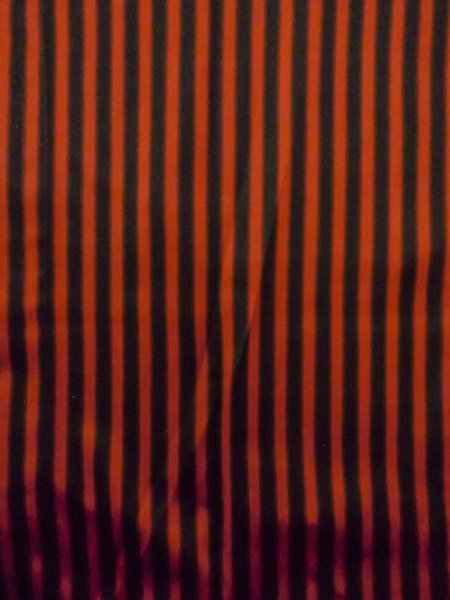 画像4: N0329X  女性用 雨コート 裏地:共布 化繊   赤色, 縞 【中古】 【USED】 【リサイクル】 ★★☆☆☆ (4)