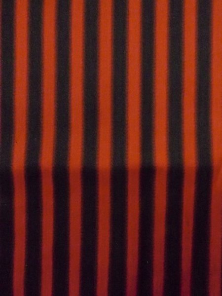 画像5: N0329X  女性用 雨コート 裏地:共布 化繊   赤色, 縞 【中古】 【USED】 【リサイクル】 ★★☆☆☆ (5)