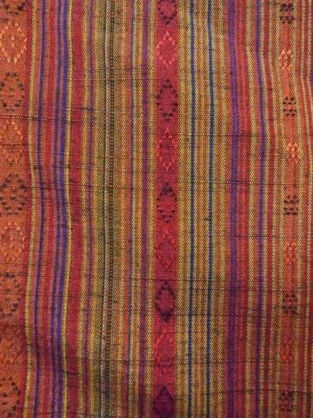 画像7: N0329Y Mint  女性用 道行  シルク(正絹)   マルチカラー, 縞 【中古】 【USED】 【リサイクル】 ★★★★☆ (7)