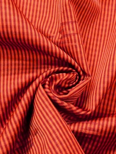 画像9: N0330B  女性用 雨コート  化繊   朱赤, チェック柄 【中古】 【USED】 【リサイクル】 ★★★☆☆ (9)