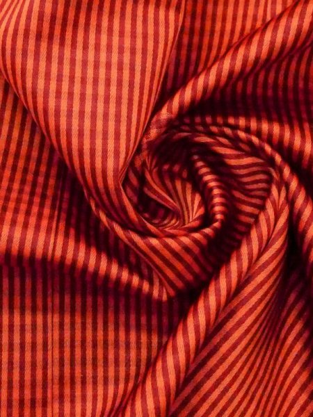 画像10: N0330B  女性用 雨コート  化繊   朱赤, チェック柄 【中古】 【USED】 【リサイクル】 ★★★☆☆ (10)