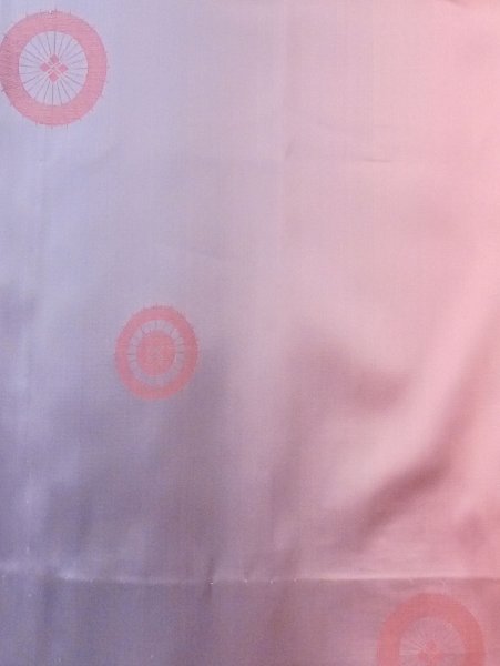 画像4: N0330D  女性用 道行 主柄:傘 化繊  淡い 紫色, ぼかし 【中古】 【USED】 【リサイクル】 ★★★☆☆ (4)