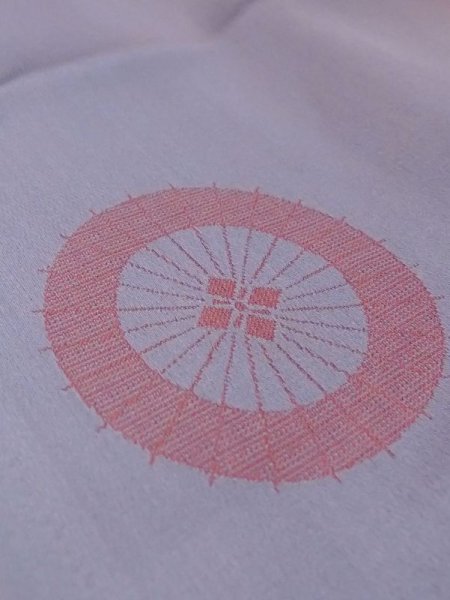 画像8: N0330D  女性用 道行 主柄:傘 化繊  淡い 紫色, ぼかし 【中古】 【USED】 【リサイクル】 ★★★☆☆ (8)