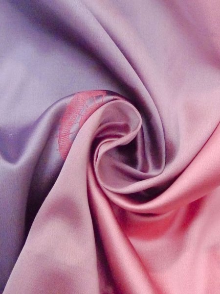 画像9: N0330D  女性用 道行 主柄:傘 化繊  淡い 紫色, ぼかし 【中古】 【USED】 【リサイクル】 ★★★☆☆ (9)