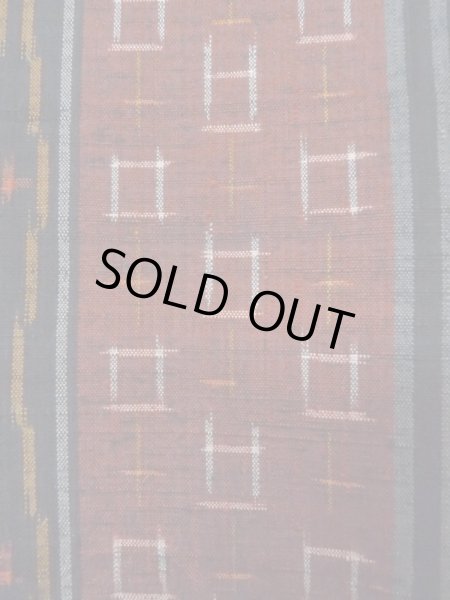 画像5: N0409A Mint  女性用 紬  シルク（正絹）   灰色, 縞 【中古】 【USED】 【リサイクル】 ★★★★☆ (5)