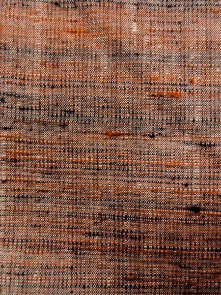 画像5: N0409F  女性用 紬  シルク(正絹)   マルチカラー, 縞 【中古】 【USED】 【リサイクル】 ★★★☆☆ (5)